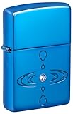 Zippo Simple Design Armor High Polish Blue Pocket Lighter