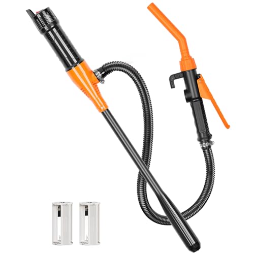 Elektrische Transferpumpe Elektrische Umfüllpumpe Kraftstoff Umfüllpumpe Siphon Pumpe Akku Elektrische Transferpumpe Kraftstoff Umfüllpumpe tragbare Automatische Absaugung Pumpe Gas 2.4 GPM