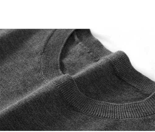 Men's Pullover Sweaters O Neck Short Sleeve Casual Solid Color Pullovers Tops3