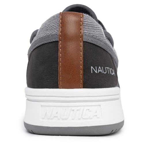Image of Nautica Men's Casual Boat Shoes, Moc-Toe Loafers with Cushioned Insole, Deck Fashion Sneaker