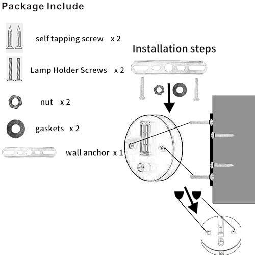 Plug in Wall Light for Bedroom with USB Socket,E27 Base Dimmable Bedside Wall Lamp with Cord and Switch,Black Wall Sconce White Linen Fabric Shade for Reading Lounge Cloakroom(Bulb not included) - Cosy Home Interiors Plug in Wall Light for Bedroom with USB Socket,E27 Base Dimmable Bedside Wall Lamp with Cord and Switch,Black Wall Sconce White Linen Fabric Shade for Reading Lounge Cloakroom(Bulb not included) - Image 8
