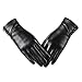 alqqas Womens Winter Leather Gloves Touch Screen Wool Lined Windproof Warm Suede Fashion Dress Gloves