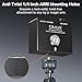 Cubilux MMX-2 XLR Push-to-Talk (PTT) Microphone Switch - 48V Phantom Power Pass-Through | LED Indicator | 1/4” ARRI Mount - Aluminum Momentary MIC On Switcher for Podcasting, Streaming