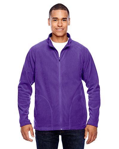 TEAM 365 Men's Campus Microfleece Jacket, Large, Sport Purple