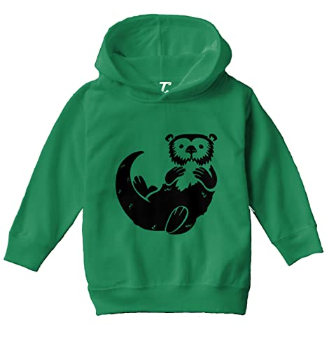 Tcombo Sea Otter - Adorable Animal Toddler/Youth Fleece Hoodie