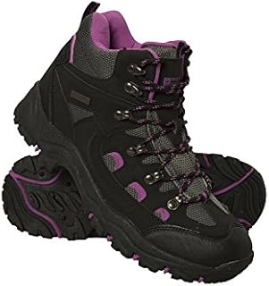 Mountain Warehouse Adventurer Womens Waterproof Hiking Boots Black Womens Shoe Size 8 US