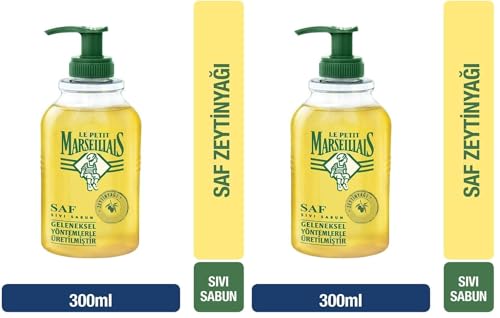 El Yıkama Jeli Saf Sabun ve Zeytinyağı ile (300 ml) 2'li set