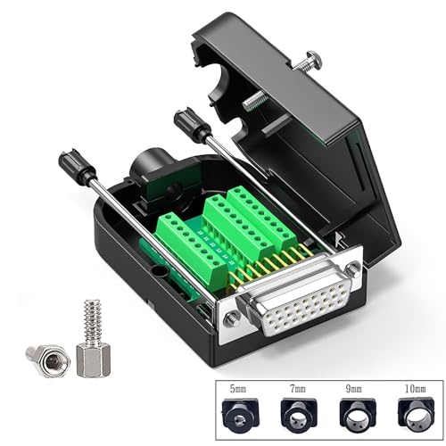 Conector DB26 Hembra sin soldadura con tornillos miniatura 6
