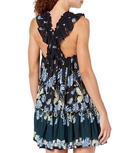 Free People Bali Wild Daisy Slip Black Combo Xl (Women's 14) #TOP1