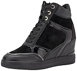 wedge-sneakers nike air revolution sky hi Absatzform: Flach Geox D MAURICA B Sneaker, Black, 38 EU