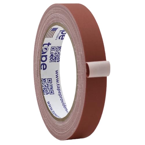 Image of WOD GTC12 Gaffer Tape, Brown Low Gloss Finish Film, 3 /4 inch x 60 ft. (Pack of 64) Residue Free, Non Reflective Cloth Fabric, Secure Cords, Water Resistant, Photography, Filming Backdrop