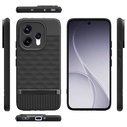 Image of Shockproof Case Compatible with Oppo Reno15 5G | Full Camera Protection | TPU Flexible Back Cover for Oppo Reno15 5G (Matte Black)