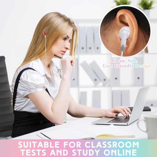 Image of 50 Pack Earbuds Wired Bulk for Classroom 3.5mm Jack, Multicolor