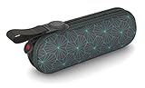 Lieferumfang: Knirps Taschenschirm X1 Design und Hardcase-Etui mit Reißverschluss und praktischer Schlaufe