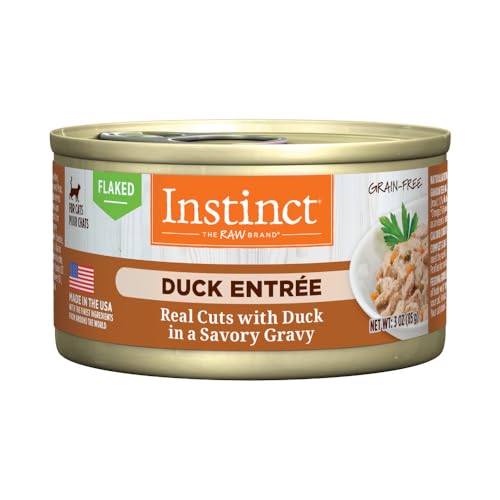 Instinct Flaked Entrée Wet Canned Cat Food - Duck, 3