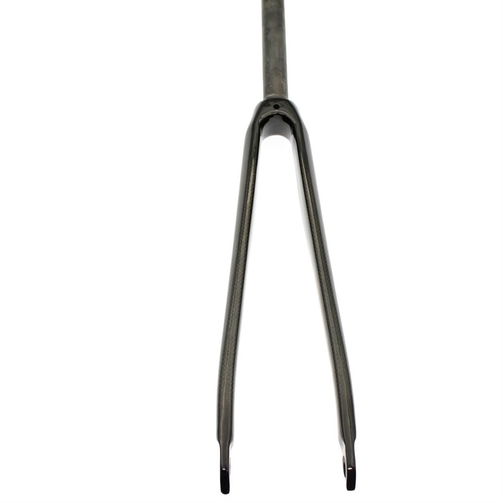 Horquilla MTB Tubo Recto 700C 28,6 MM Fibra de Carbono Completa Carretera piñón Fijo Horquilla Bicicleta de Carretera Horquilla Delantera de Carbono Completo Suspension Bicicleta