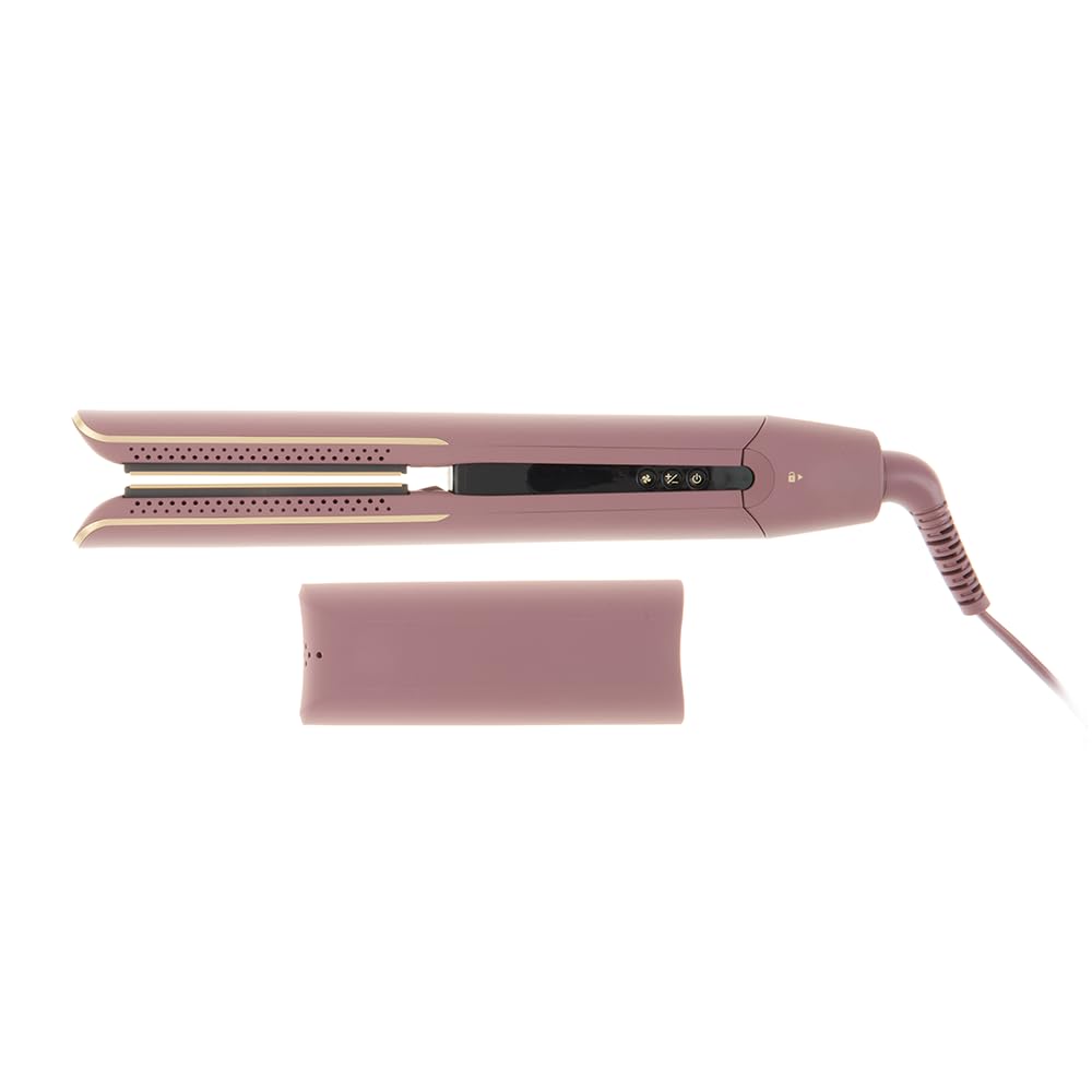 Remington plancha de pelo AIRvive con Aire Ionizado, tecnología Ionic Air antiencrespamiento, revestimiento cerámico ultrasuave con microacondicionadores (placas flotantes, digital, 150-230 °C) S8930