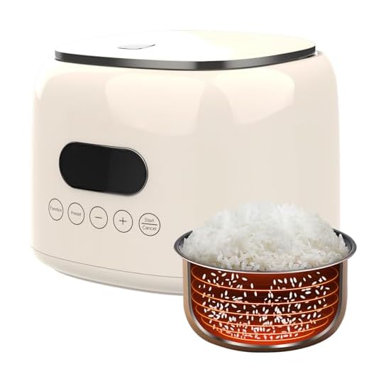 Smart Low-Sugar Rice Cooker with Steamer