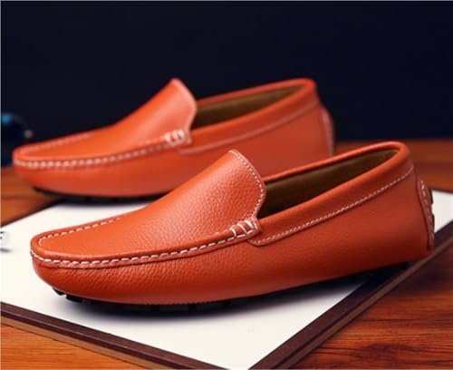 Men's Casual Loafers Slip On Leather Shoes for Business Office Work Wedding Comfortable Lightweight Walking Shoes2