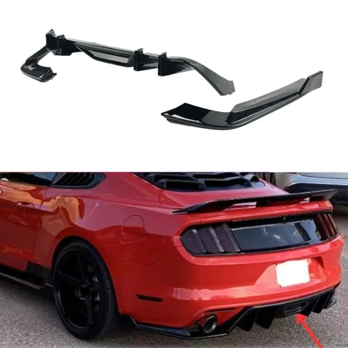 Diffuseur arrière Ford Mustang accessoires tuning pare-chocs et extensions noir - 3