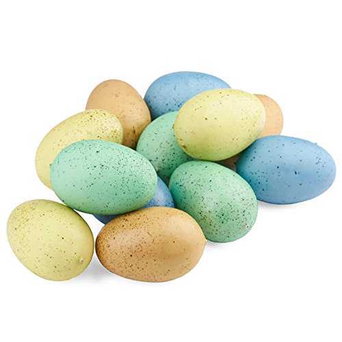 Factory Direct Craft Assorted Color Speckled Plastic Eggs |12 Eggs-image-43