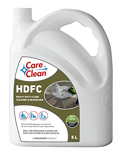 CareClean | Heavy Duty Floor Cleaner - 5 Liter | Ideal For Workshops & Shopfloor Fight Deep Stains On Hard Surfaces |Germ Protection With Deep Cleaning Technology | Suitable For All Floor Cleaner Mops (B0D7W6JBNP) Amazon Price History, Amazon Price Tracker