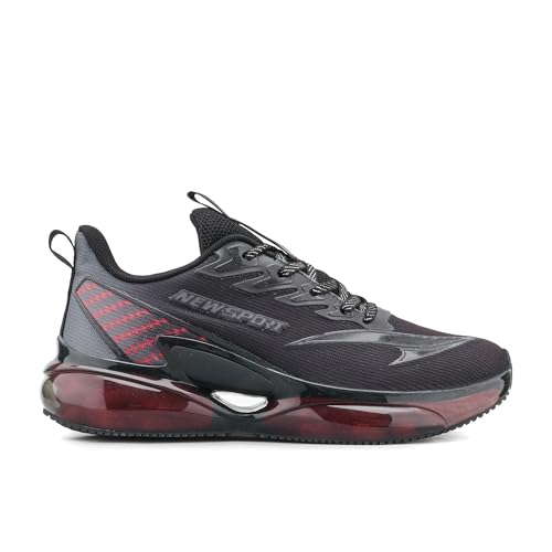 Image of ASIAN Quantum-27 Men's Sports Running Shoes with See-Through Air Sole, Memory Foam Comfort, Breathable Knit Upper & Stylish Athletic Performance Design