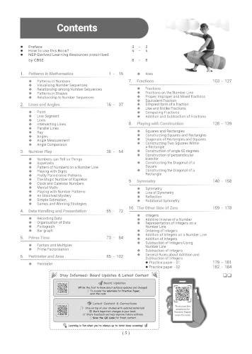 Image of Oswaal CBSE One for All Class 6 Mathematics (Ganita Prakash) | For 2026-27 Exam | NCERT & CBSE Syllabus | Question Bank, Solved Examples & Competency-Based Questions
