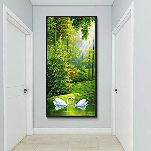 Peinture diamant 5D complet forêt | Diamond painting kits large size broderie strass 50x120