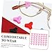 WOFASHPURET 20pairs Glasses Accessory Skid Grips Portable Glasses Ear Grip Simple Design