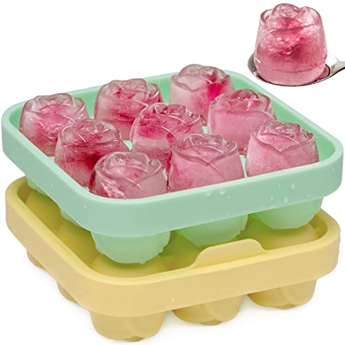 Kaufe Mini-Eiswürfelform aus Silikon mit Deckel, perfekt für Cocktails und Whiskey, BPA-frei und einfach zu entnehmen, platzsparendes Design zum Preis ab 3.39