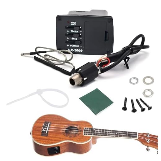 Pastilla De Ukelele, Claro, 1 Juego, Juego De Pastillas De Ukelele, Afinador De Sonido Acústico, Fácil Instalación, Para Sesiones De Práctica Que Mejoran El Sonido Del Instrumento