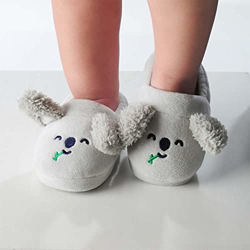 Pantufa Infantil Menino Coala Cinza Pimpolho-24-25
