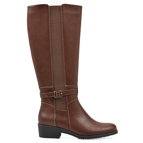 CLIFFS BY WHITE MOUNTAIN Women's Durra Cushioned Block Heeled Tall Boot3