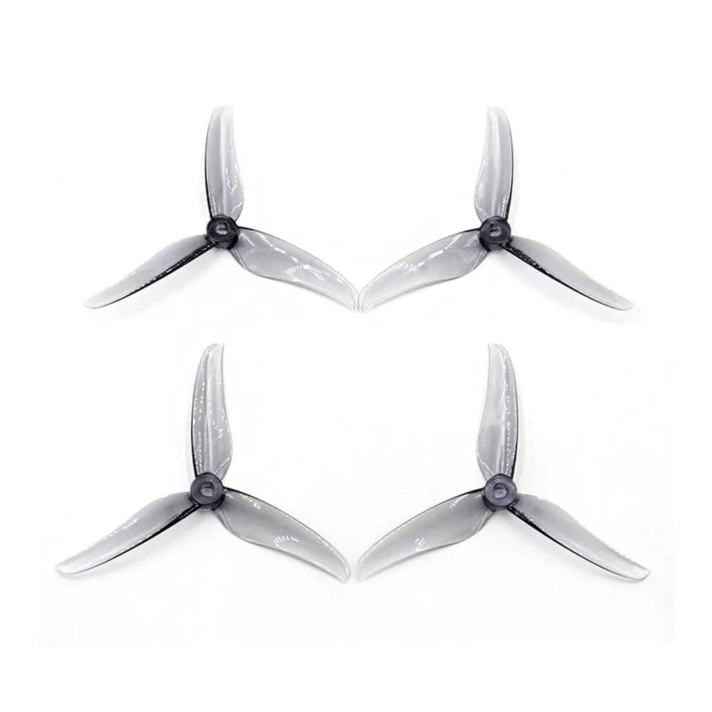 Hélices 5146 drone de course FPV polycarbonate pour session de vol libre gray
