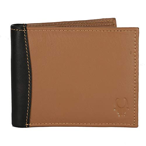 Image of WildHorn� RFID Protected Genuine High Quality Mens New Leather Wallet (New TAN Nappa)