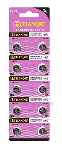 �V����TIANQIU 10pcs ag6 lr920 371 sr920sw�A���J���d�rFBA