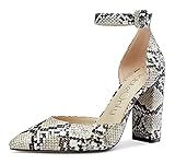 Klassische spitzen zehen ankle-strap high heels pumps mit einer absatzhöhe von 4 zoll oder 10cm