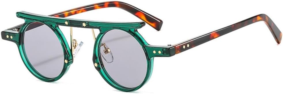 Punk Small Round Sunglasses For Women Men Retro Sun Glasses Male UV400 Eyeglasses