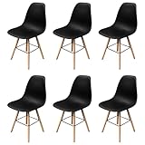 【Artigianato e design squisito】 Realizzato con cura da I Love FACE, ogni sedia da pranzo presenta principi ergonomici, che gli conferisce un design elegante e moderno che la rende bella e confortevole. Inoltre, la seduta e lo schienale sono modellati in un unico pezzo, rendendo la sedia robusta e durevole.