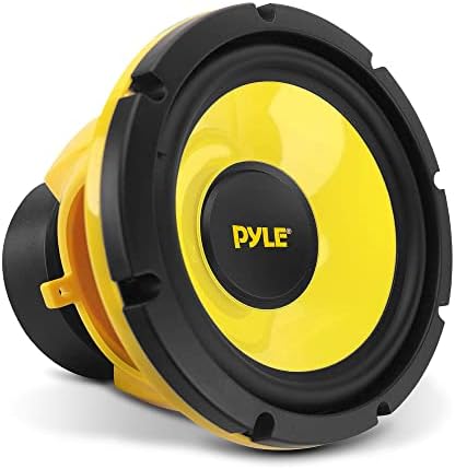 PyleUsa Car Midbass Speaker System - Pro 8 Inch 400 Watt 4 Ohm Auto Mid-Bass Component Poly Woofer Audio Sound Speakers for Car Stereo w/ 40 Oz Magnet, 50Hz-5KHz Frequency, 3.58” Mount Depth - PLG81