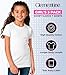 Clementine Big Girls' Everyday Crewneck Tee 3-Pack, White, Large