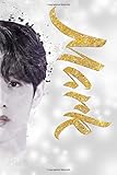 Mark: GOT7 Member Acrylic Paint Half Face Portrait Gold Script Name 100 Page 6' x 9' Blank Lined...