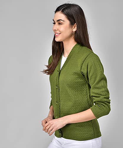 Image of eKools Women's Winterwear Woolen Sweater Cardigans