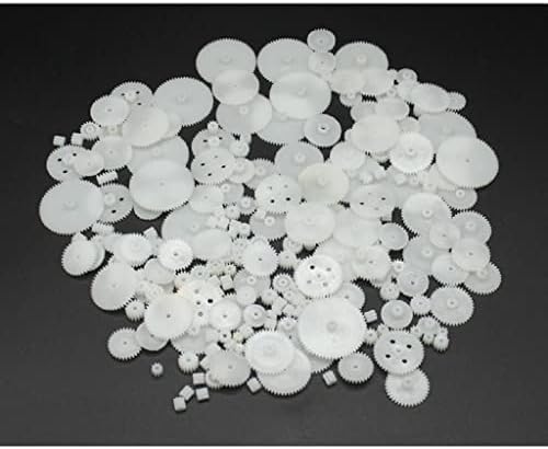Alextend 200pcs Plastic Gears 0.5 Module for DC Motor DIY Model Toys Accessories