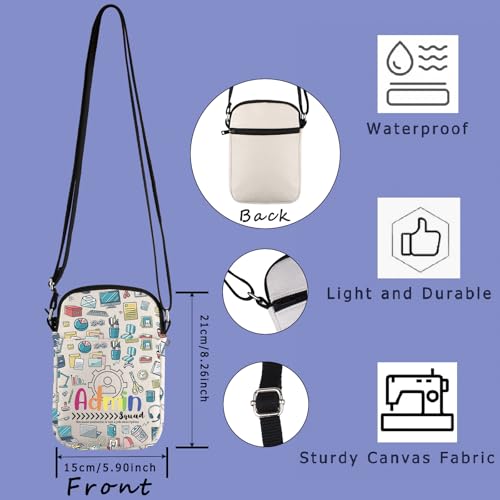TIIMG Admin Squad Gift Administrator Gift Office Worker Gift Admin Job Appreciation Gift Secretary Crossbody Bag2