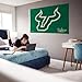 Rico Industries NCAA South Florida Bulls - USF Green 3' x 5' Banner Flag Single Sided - Indoor or Outdoor - Home Décor
