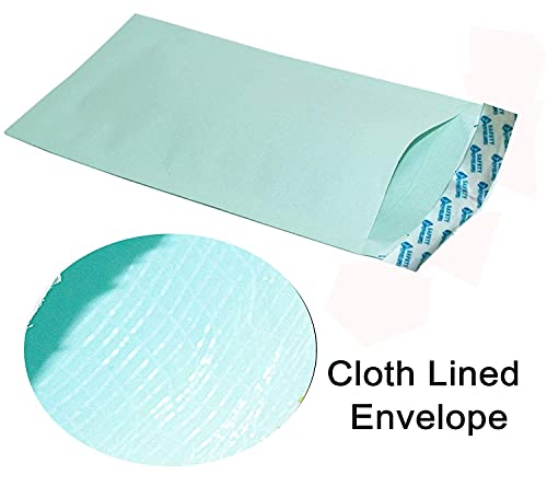 Image of Shuban Business Courier Document Pouch Secure Cloth Lined Catalog Envelopes, Peel & Seal, Designed for Secure Mailing Home, Office, Business, Legal and More (10X8 Inch -50 Pcs)