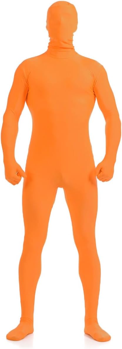 Full Bodysuit Unisex Spandex Zentai Costume - Stretch Adult Disappearing Man Body Suit for Halloween & Cosplay