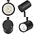 CLOUDY BAY 40W 6-Head LED Dimmable Track Light Kit,3000K/4000K/5000K Selectable 3000lm CRI90,Flexibly Rotatable Light Head for Accent Decorative Lighting,Black